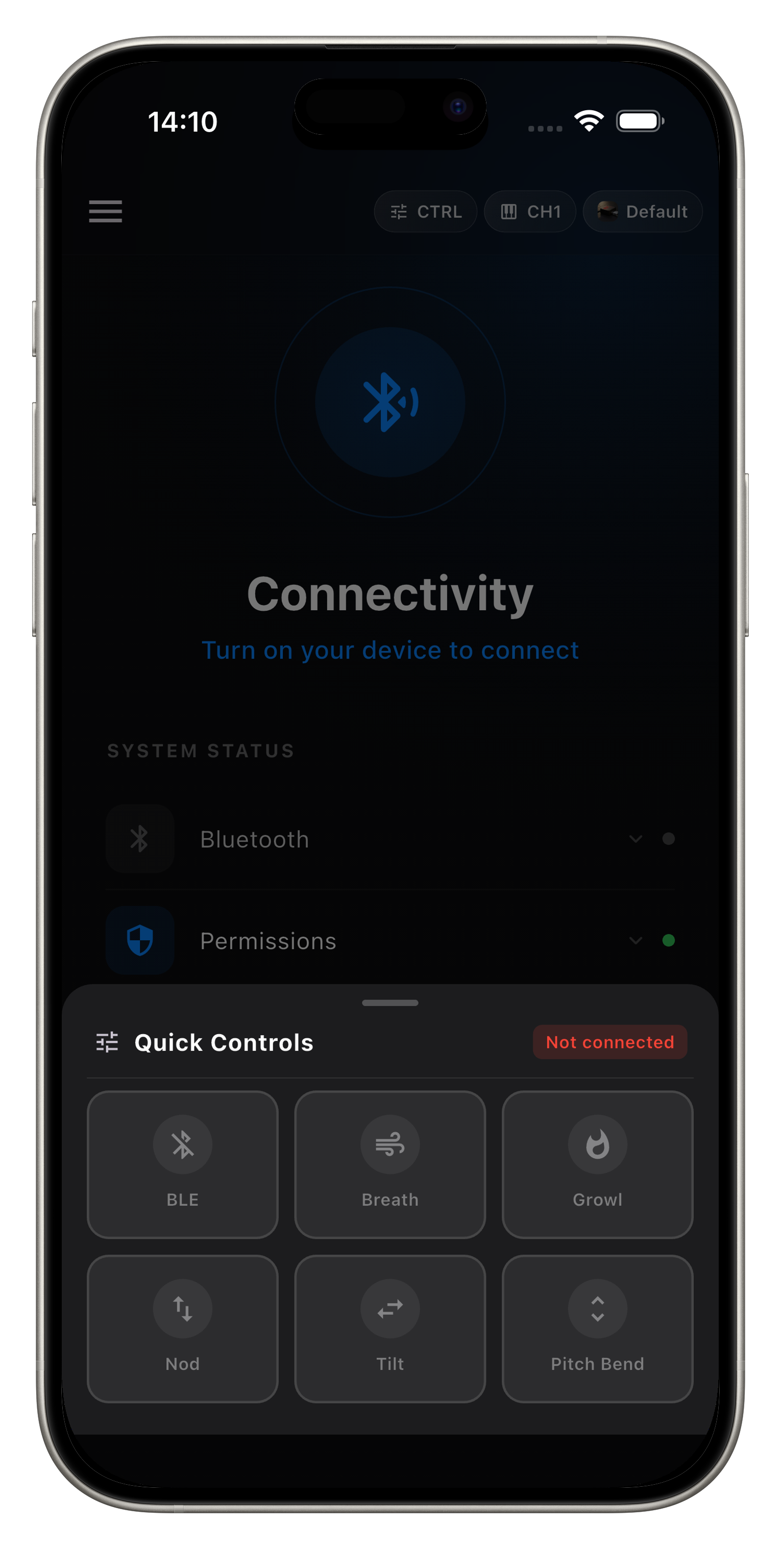 Shortcuts interface